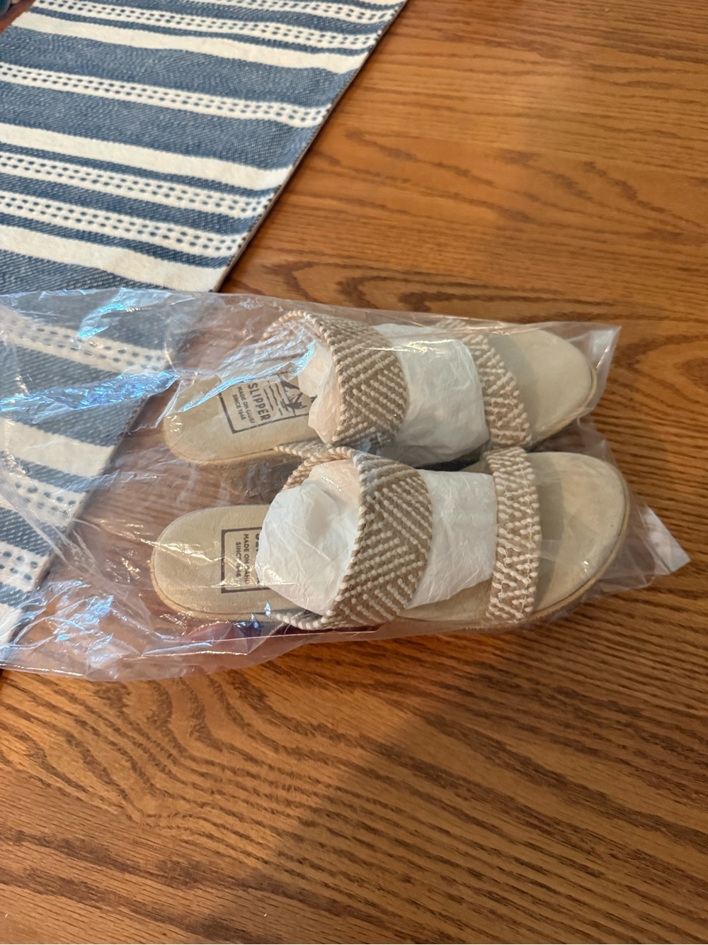 Island Slipper Beach Town Collection Casual Double-Strap Beige Sandals - Women